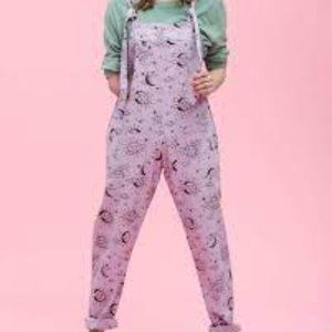 Lucy & Yak Purple Celestian Dungarees Size US 8L